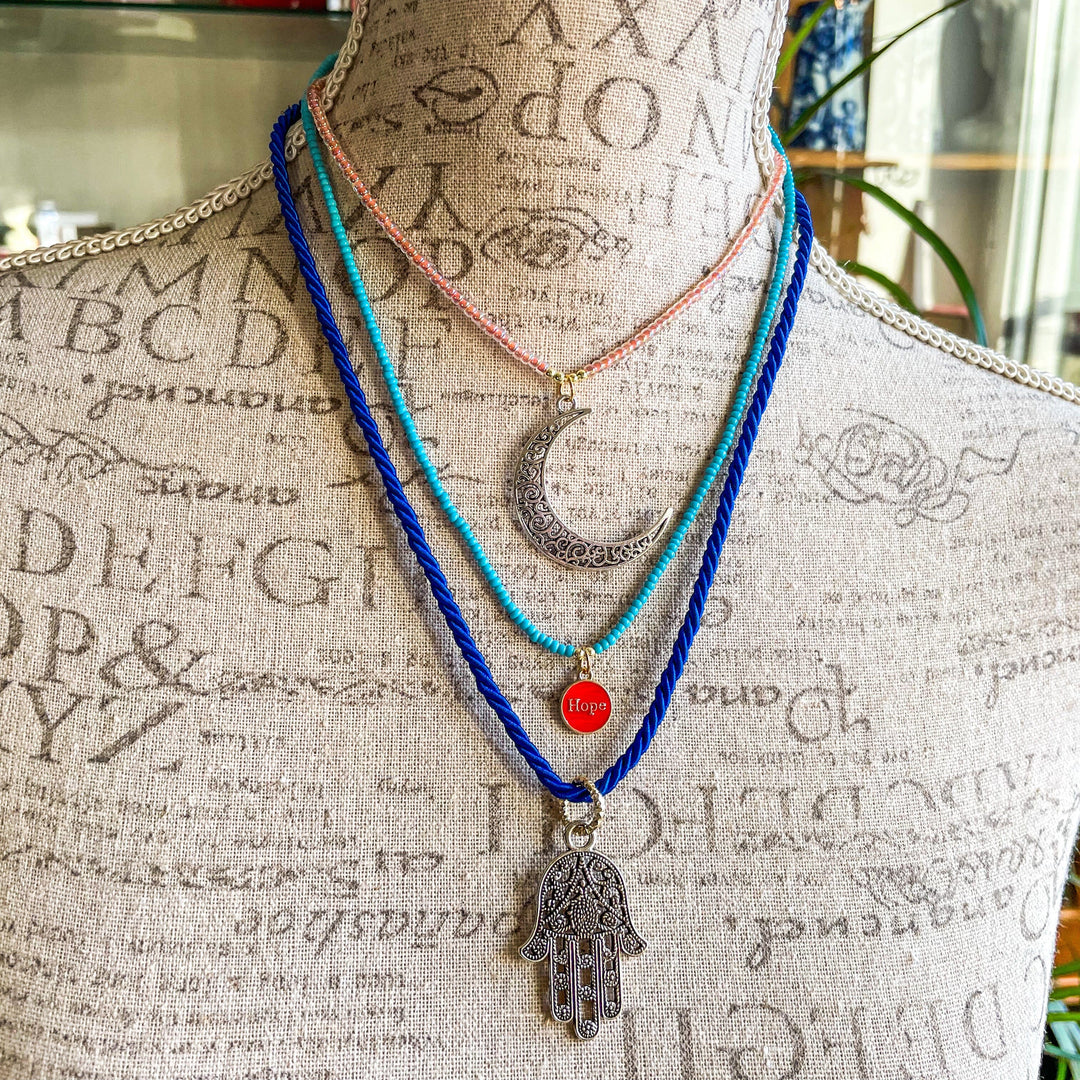 Set de collar energía azul Accesoriosjeco
