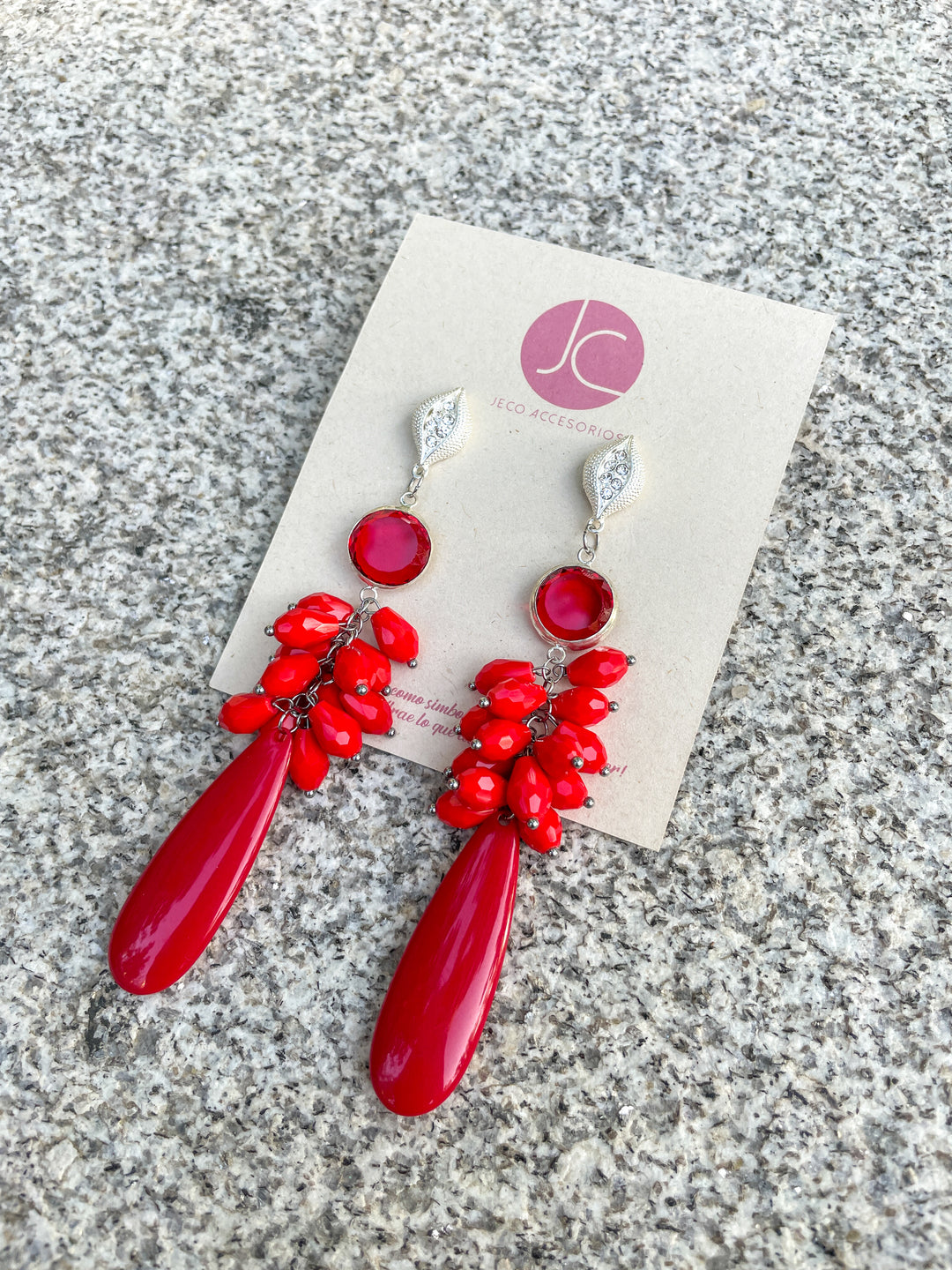 Aretes cristales de pasión