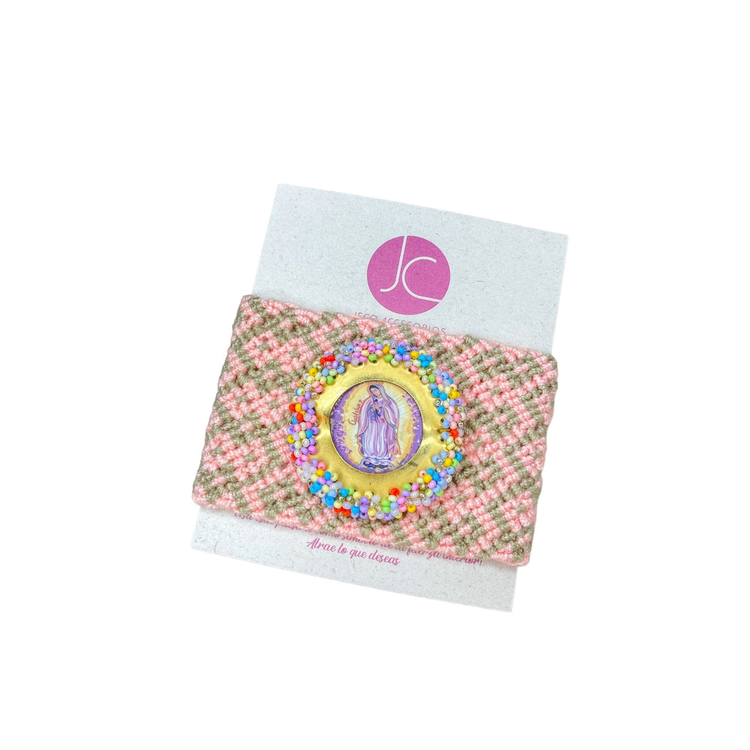 Pulsera virgen rosa Accesoriosjeco 