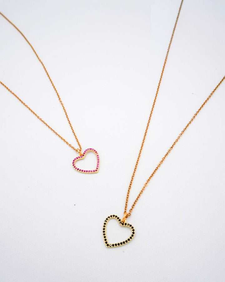 Collar corazón de cristal Accesoriosjeco 