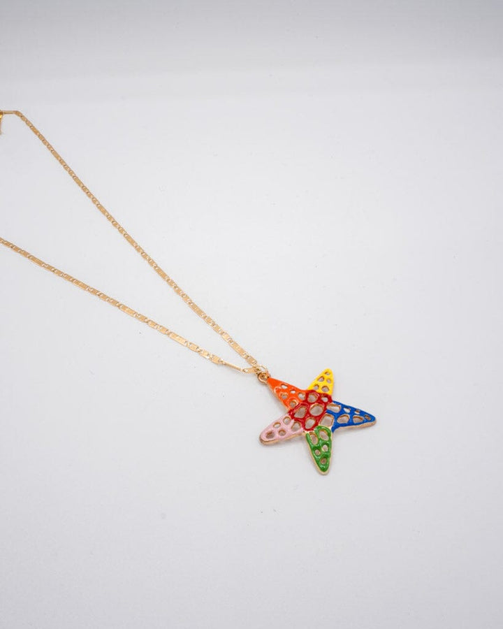 Collar estrella colorida Accesoriosjeco 