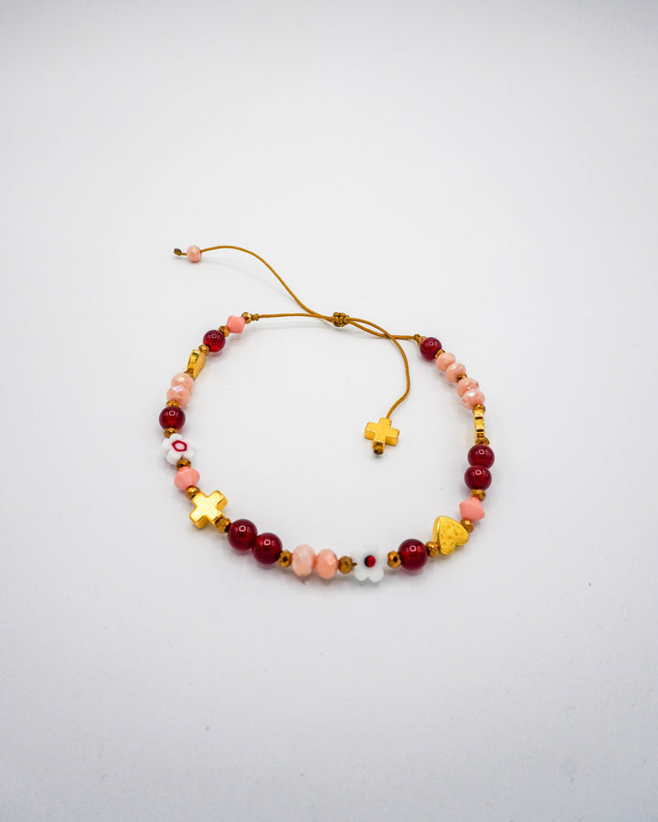 Tobillera florecita de amor Accesoriosjeco 