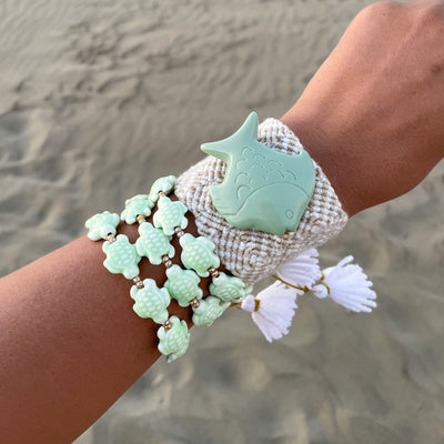 Pulsera pez verde Accesoriosjeco 