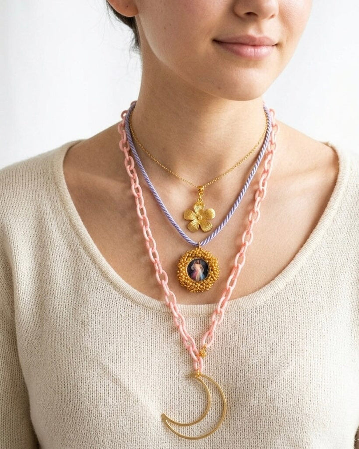 Set de collar Jesús protector Accesoriosjeco 