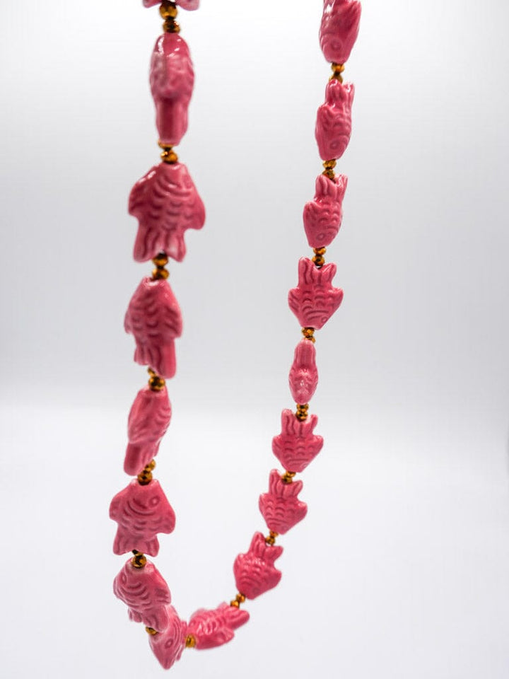 Collar pez rosa Accesoriosjeco 
