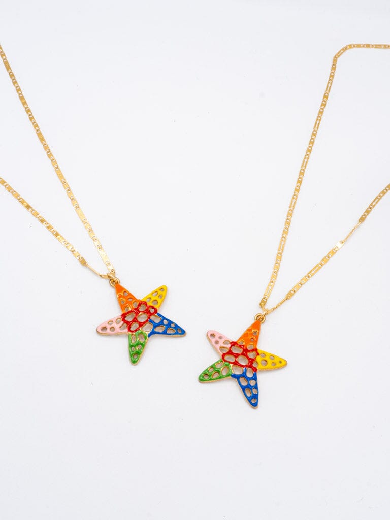 Collar estrella colorida Accesoriosjeco 