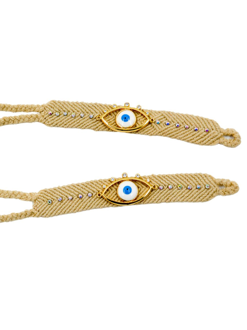 Pulsera “Ojo Turco” Blanco👁️✨ Accesoriosjeco 