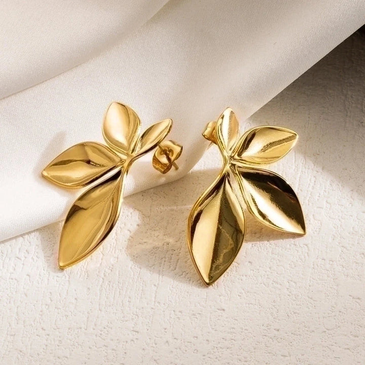 Aretes GINKGO ETERNO Accesoriosjeco 