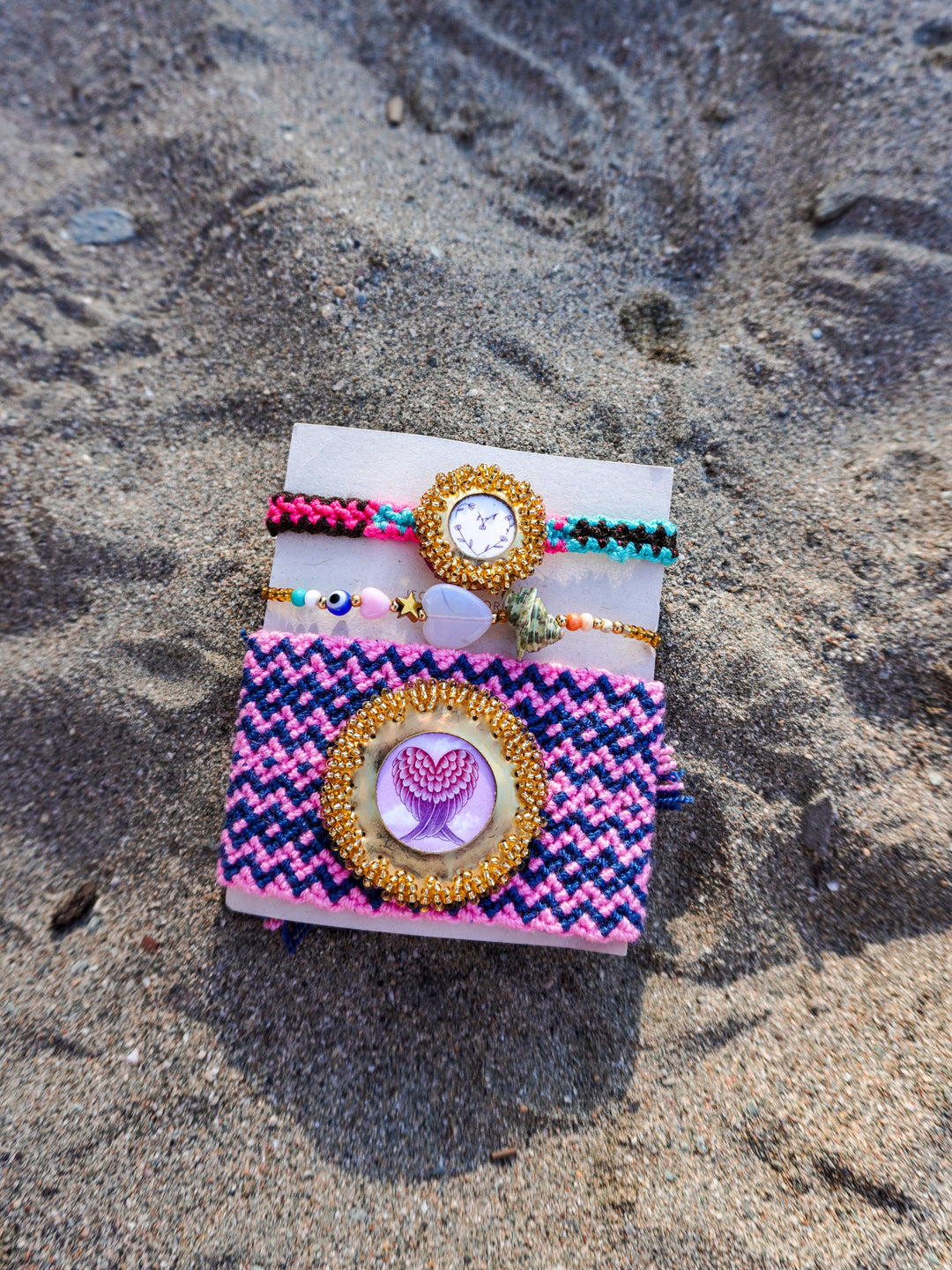 Set de pulsera alas de amor Accesoriosjeco 