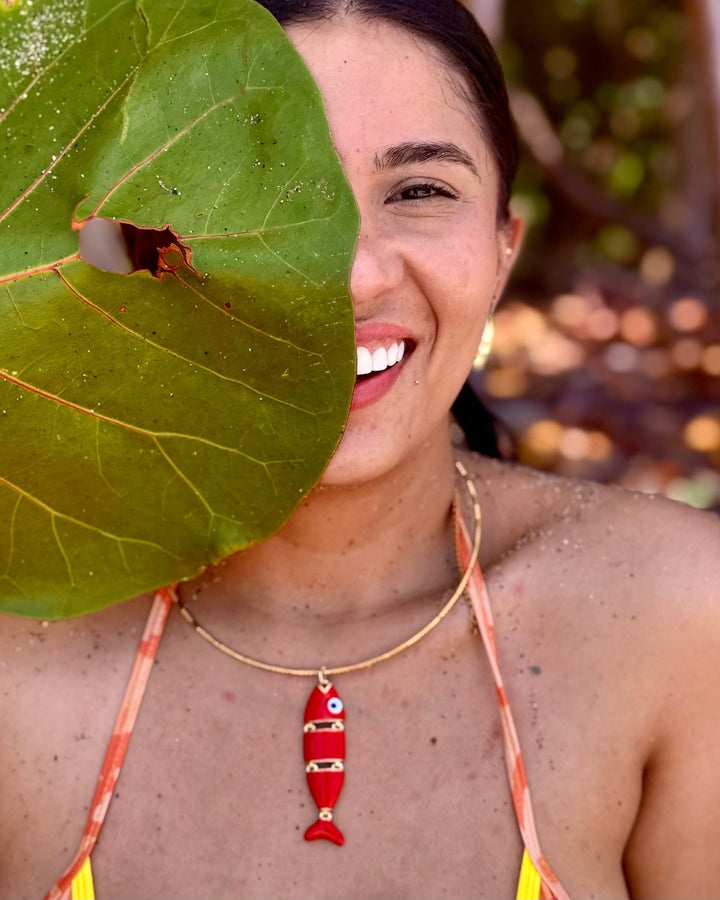 Collar pez rojo Accesoriosjeco 