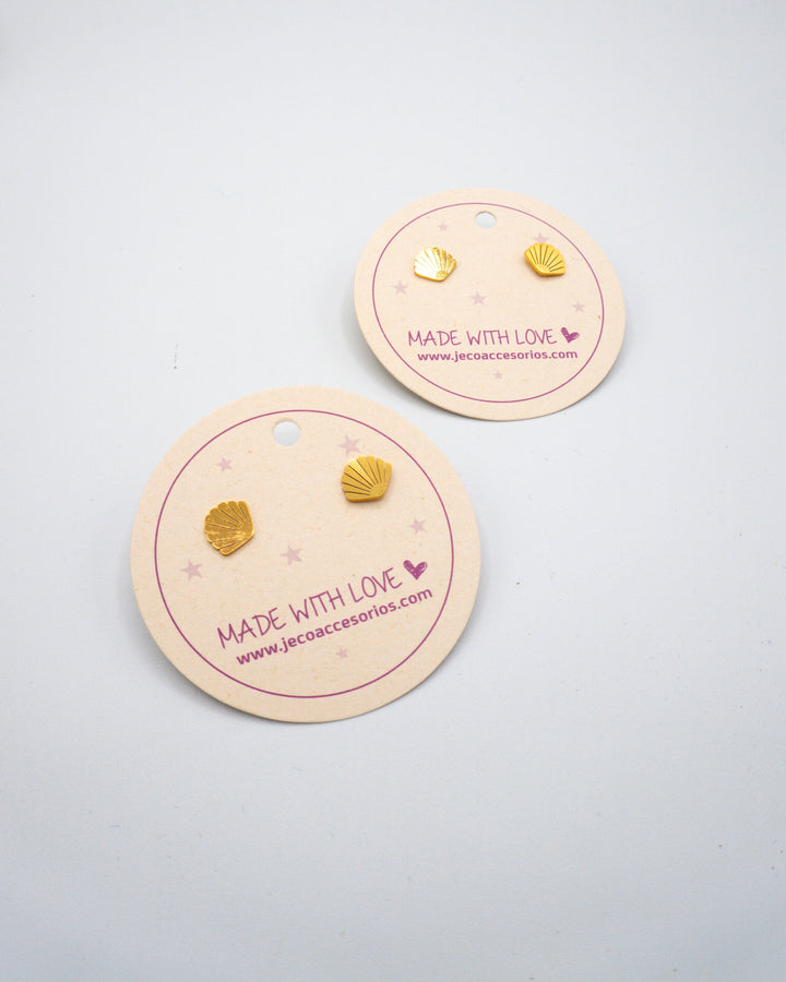 Aretes topo Conchita marina Accesoriosjeco 