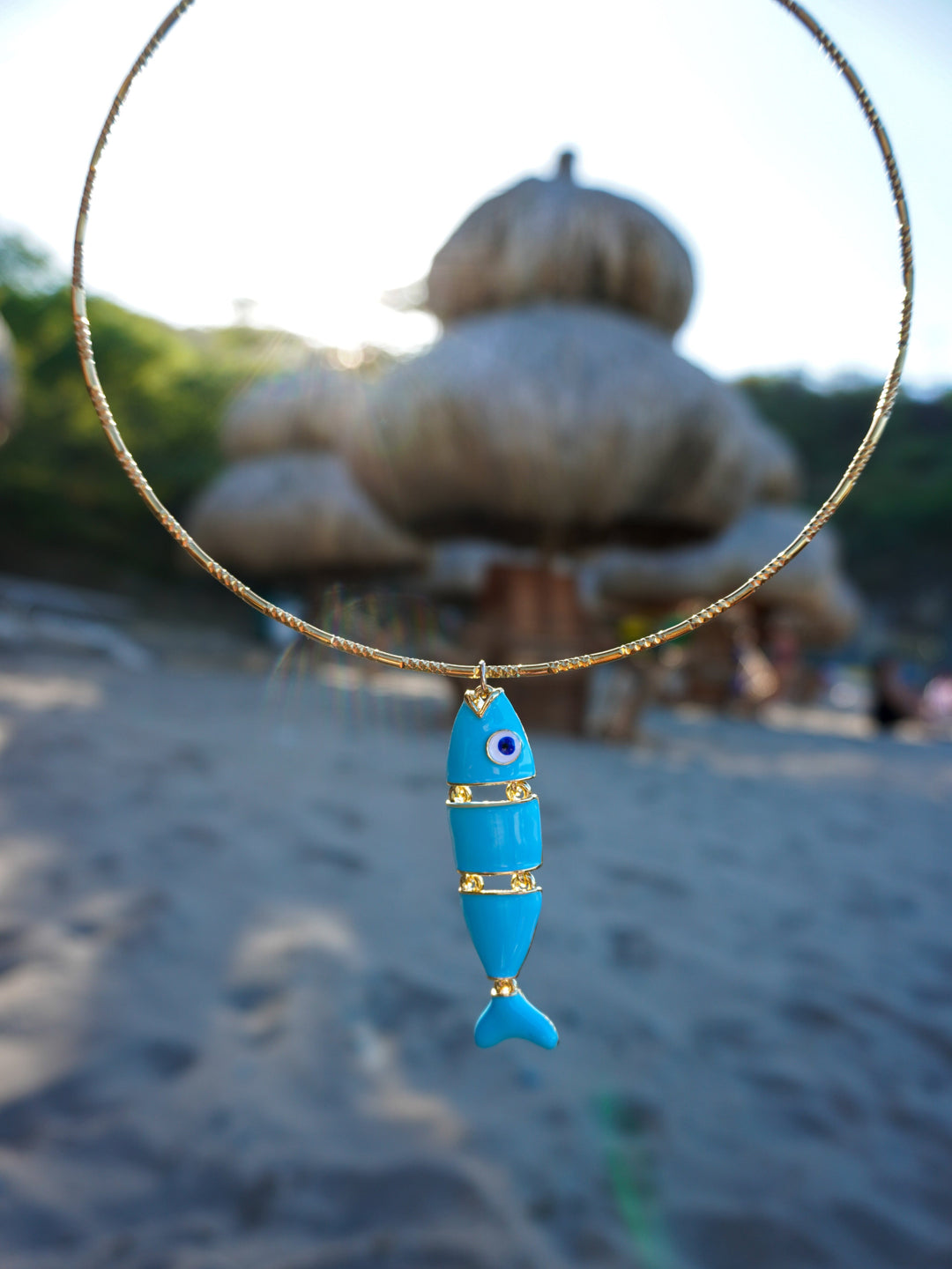 Collar pez azul Accesoriosjeco 