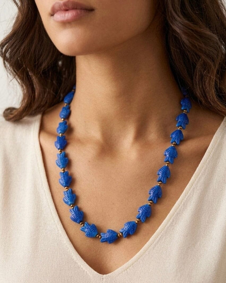 Collar pez azul Accesoriosjeco 