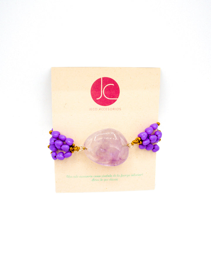Pulsera amatista Accesoriosjeco 