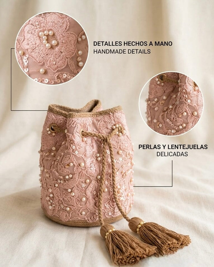 Mochila alma oro rosa Accesoriosjeco 