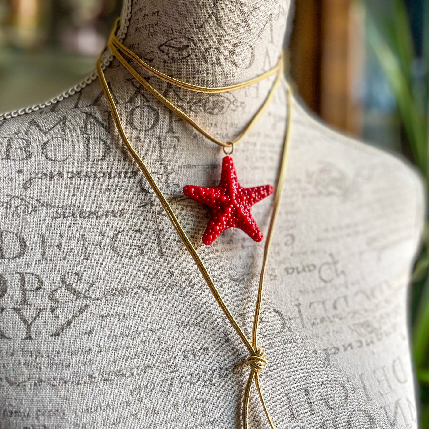 Collar -Pulsera estrella roja Accesoriosjeco 