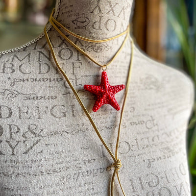 Collar -Pulsera estrella roja Accesoriosjeco 
