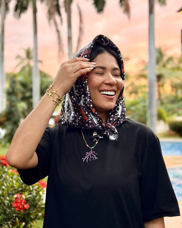 Dúo de colar coral Accesoriosjeco 