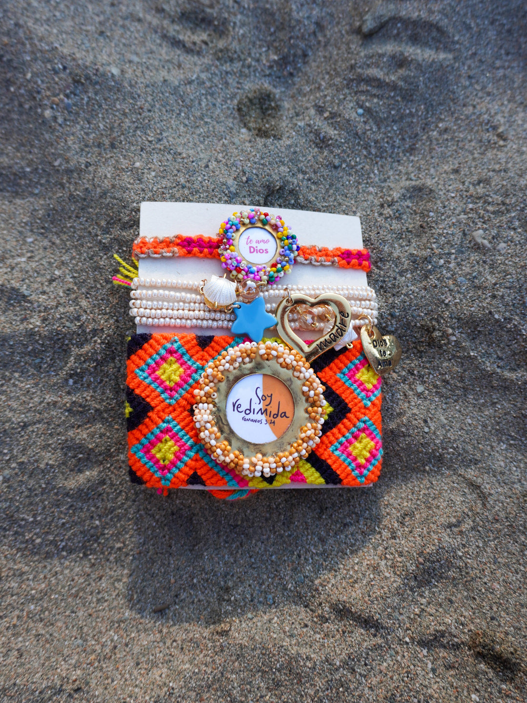 Set de pulsera soy redimida Accesoriosjeco 