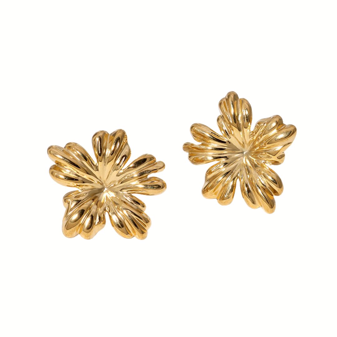 aretes Topos Flor ETERNA Accesoriosjeco 