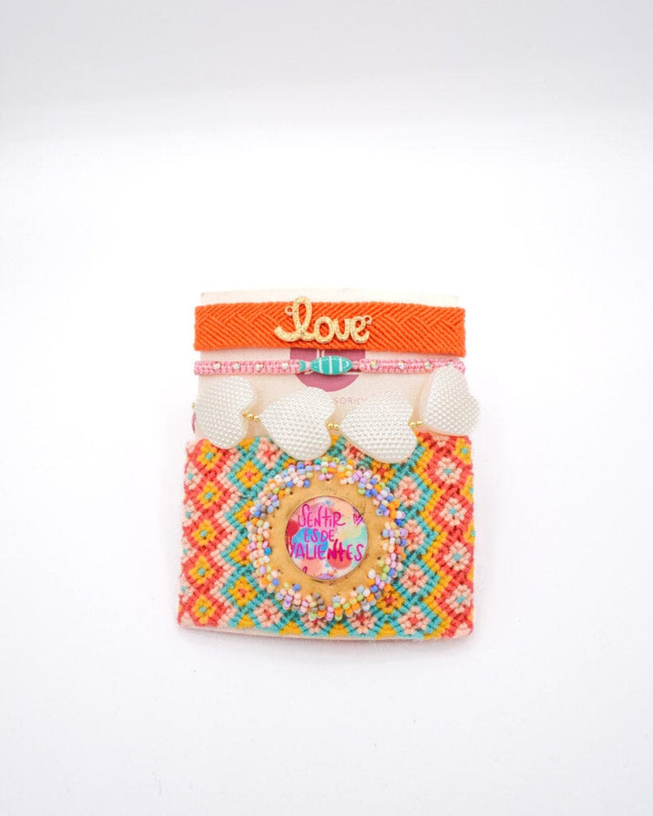 Set de pulsera valentía y amor Accesoriosjeco 