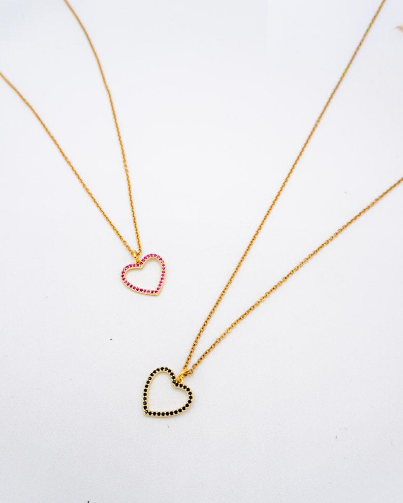 Collar corazón de cristal Accesoriosjeco 