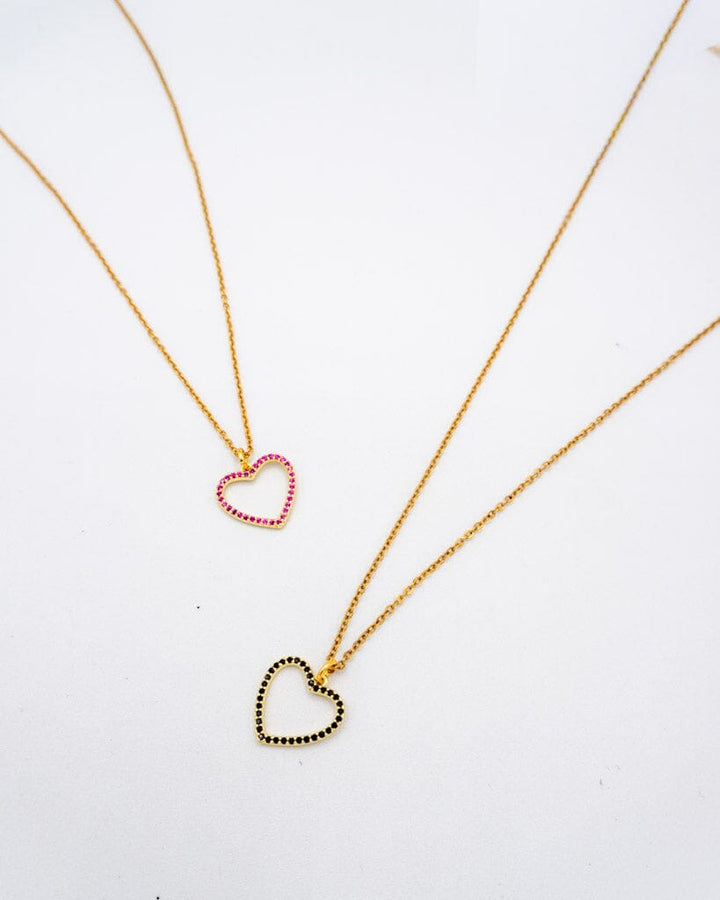 Collar corazón de cristal Accesoriosjeco 