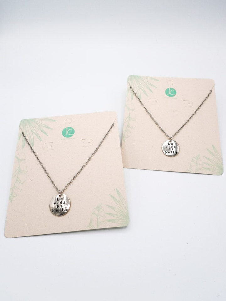 Collar la vida es bella Accesoriosjeco 