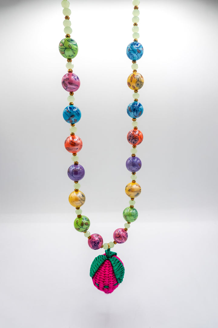 Collar tropical fresa Accesoriosjeco 