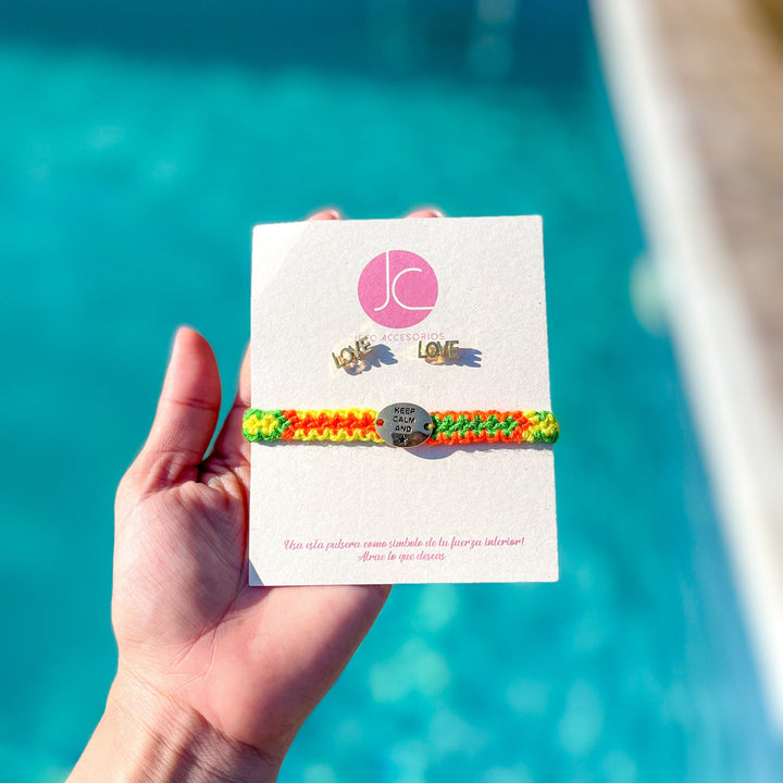 Pulsera + topito mantén la calma Accesoriosjeco 