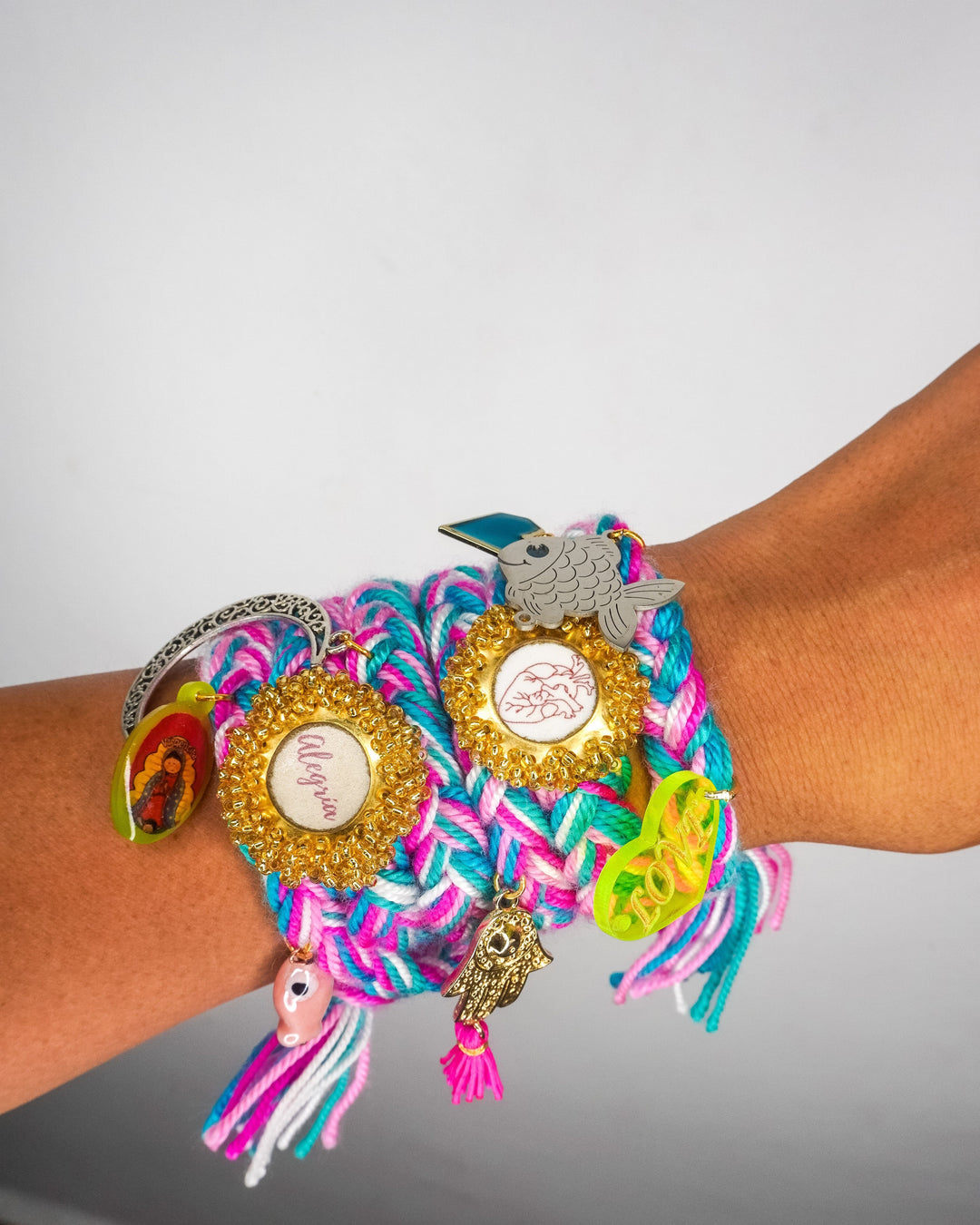 Pulsera trenzada alegría Accesoriosjeco 
