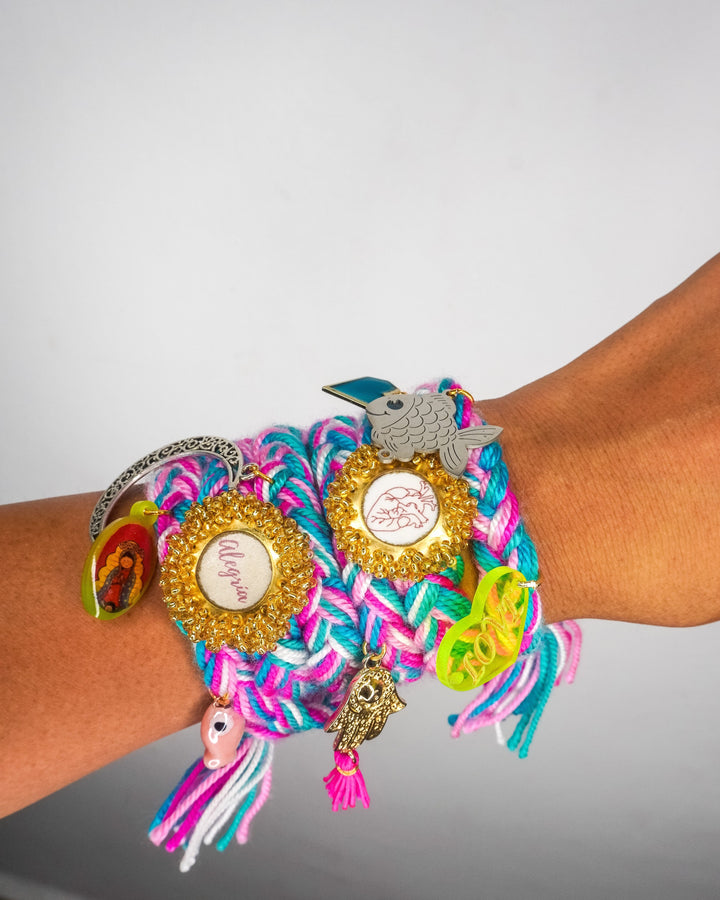 Pulsera trenzada alegría Accesoriosjeco 