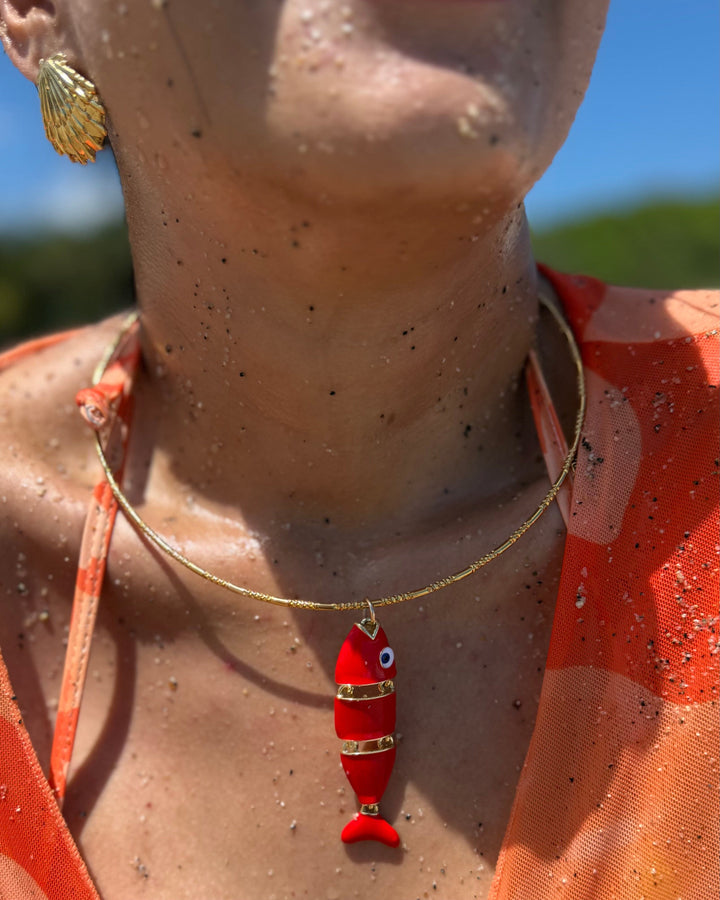 Collar pez rojo Accesoriosjeco 