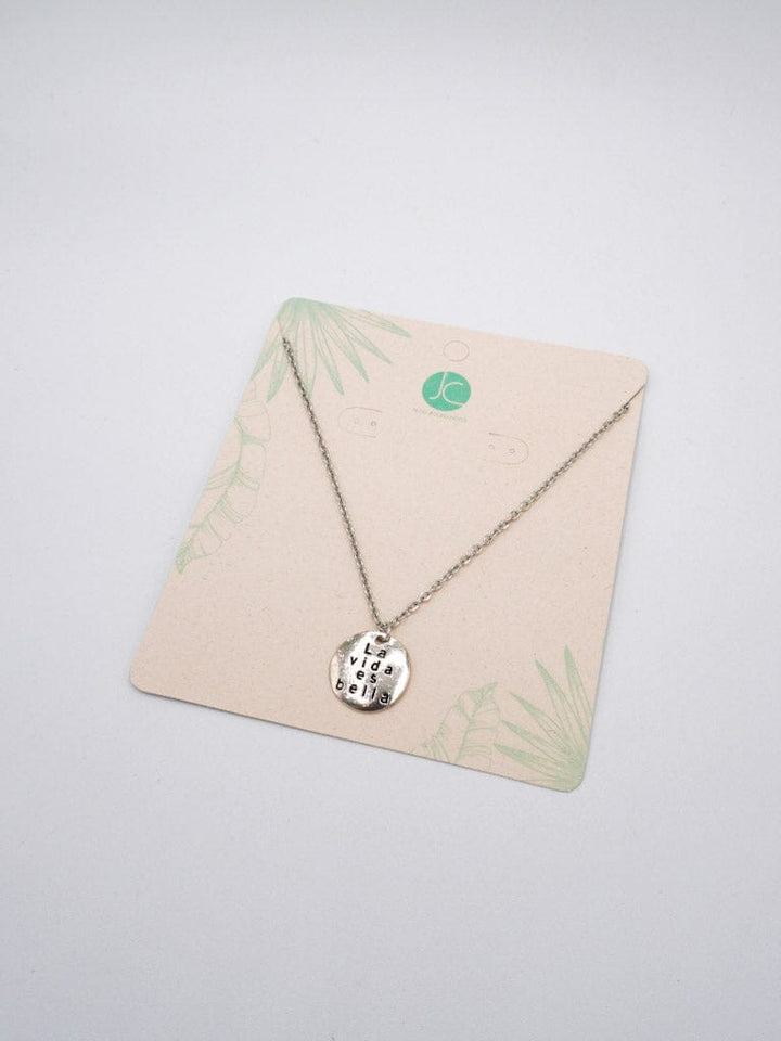Collar la vida es bella Accesoriosjeco 