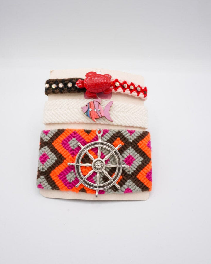 Set de pulsera timón marino Accesoriosjeco 