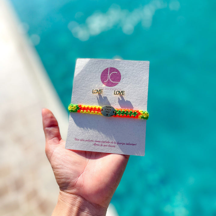 Pulsera + topito mantén la calma Accesoriosjeco 