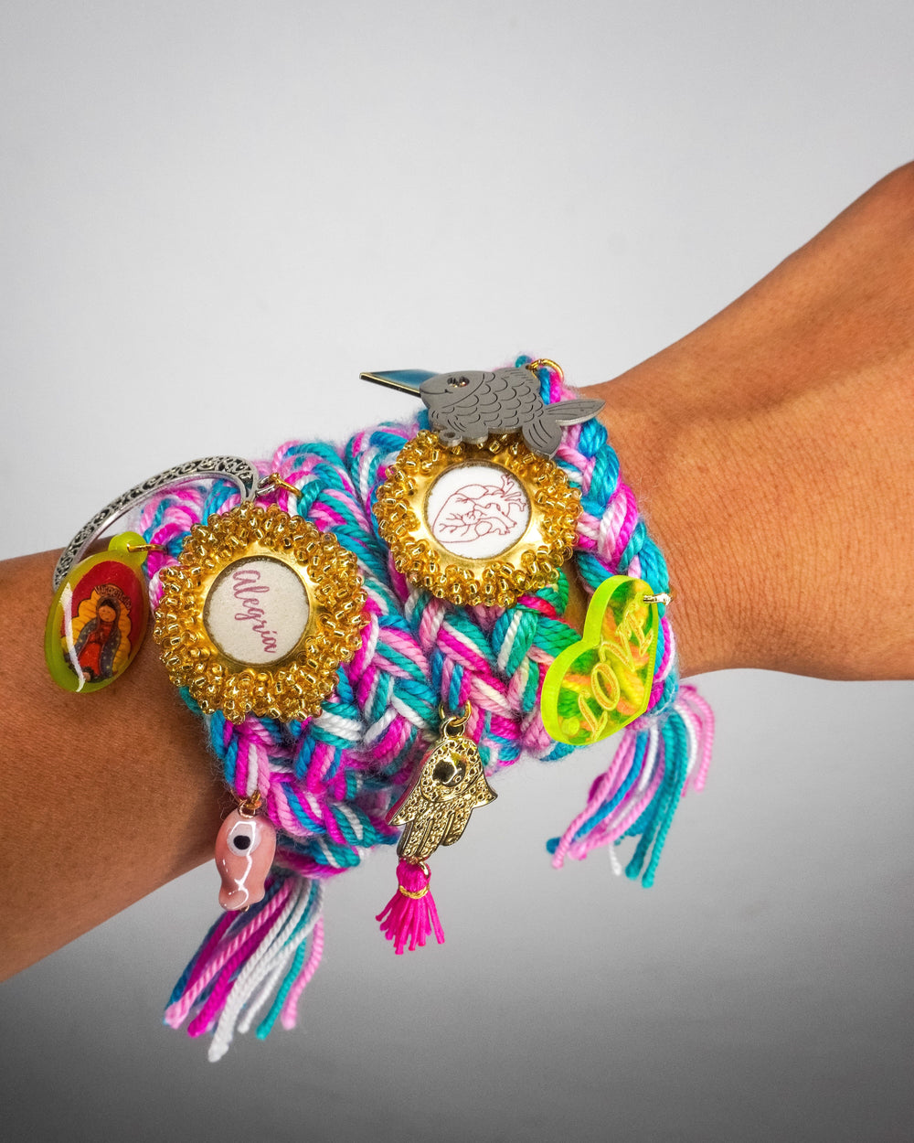 Pulsera trenzada alegría Accesoriosjeco 