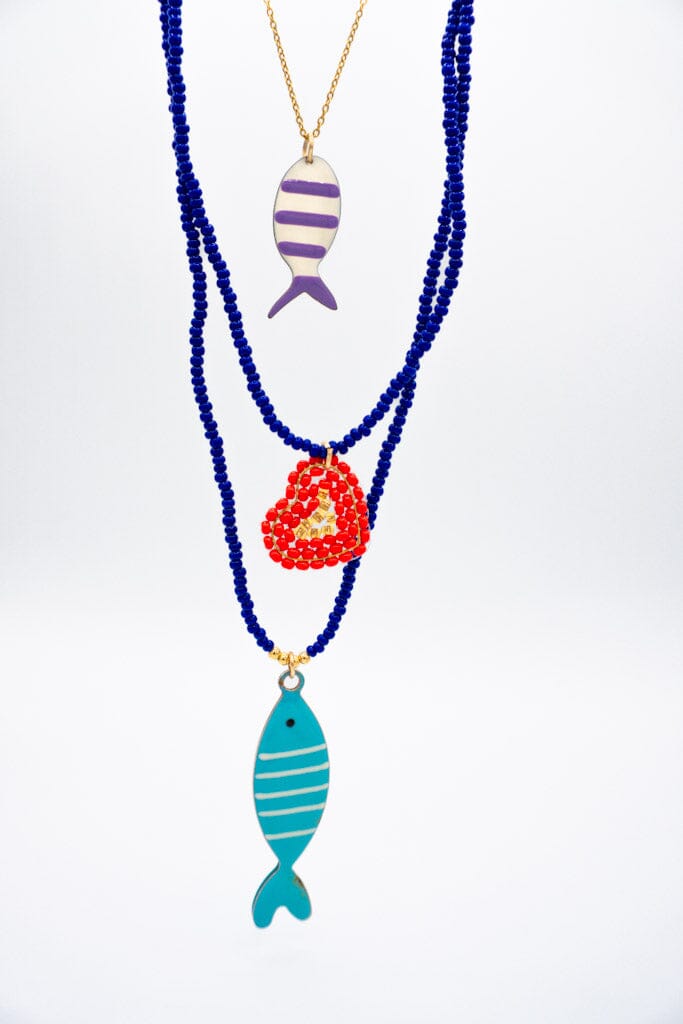 Trío de collar pez de luz Accesoriosjeco 