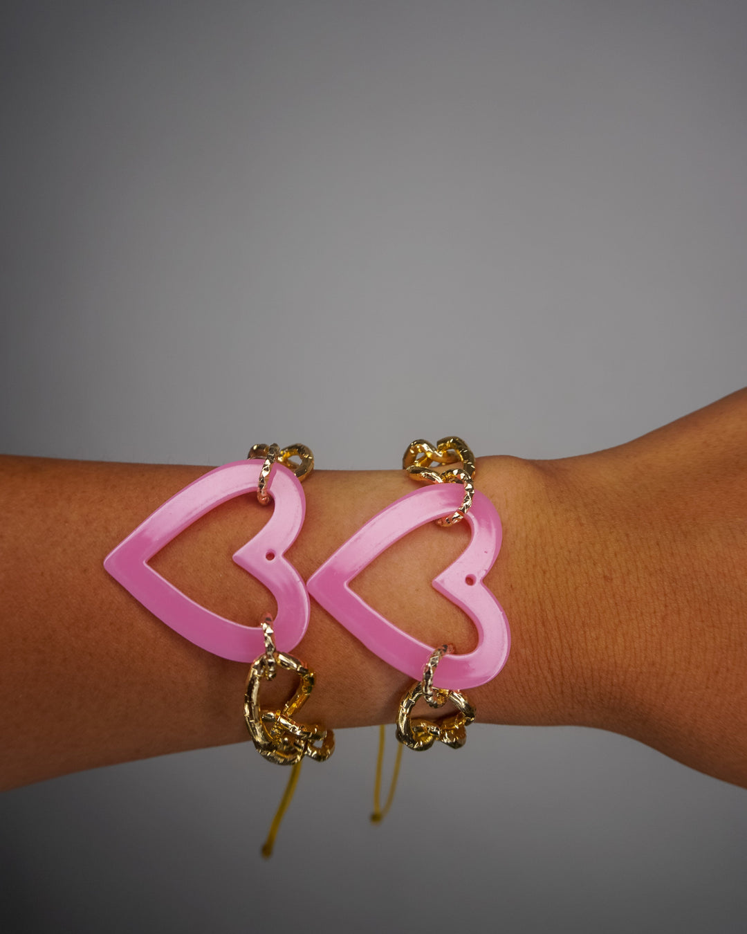 Pulsera corazón rosa Accesoriosjeco 