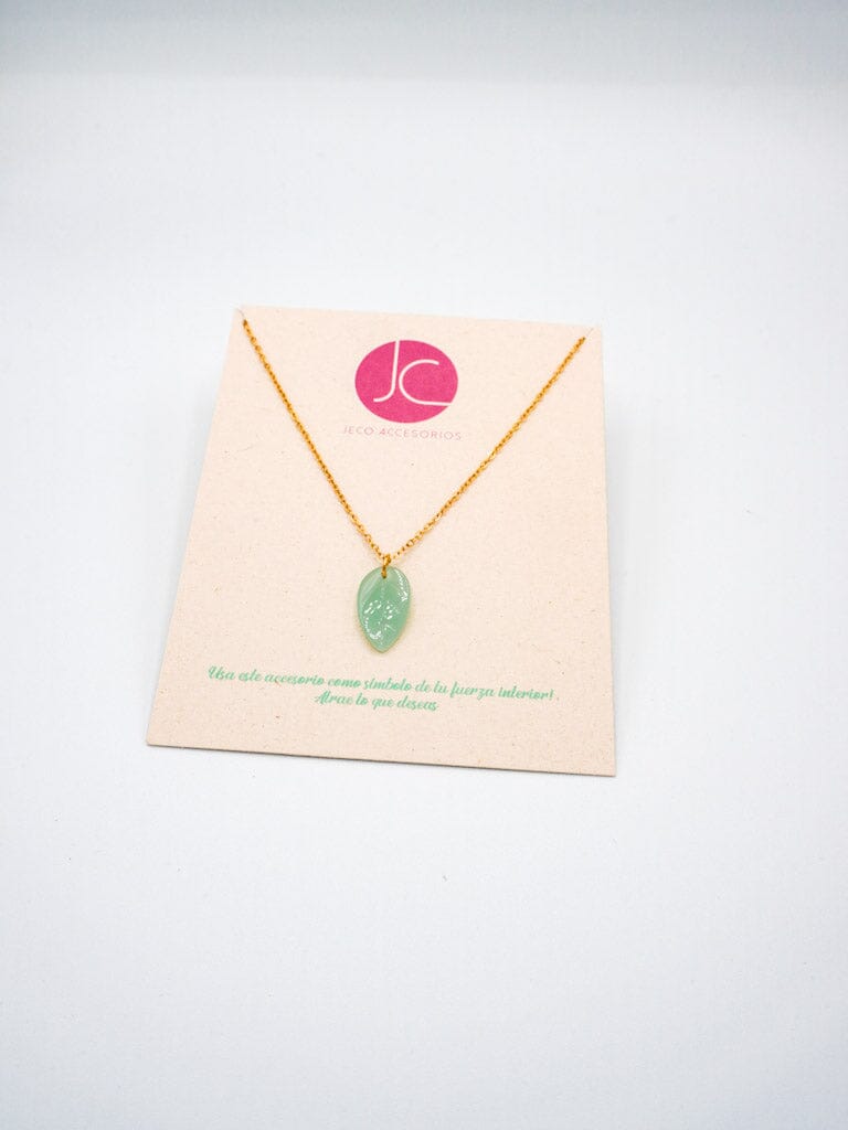 Collar hoja natural Accesoriosjeco 