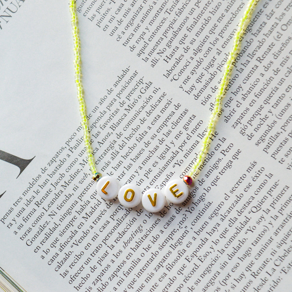 Collar love Accesoriosjeco 