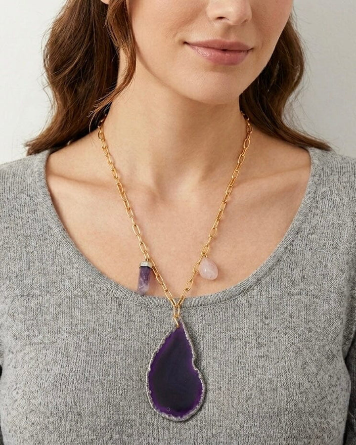 Maxi collar piedra natural Accesoriosjeco 