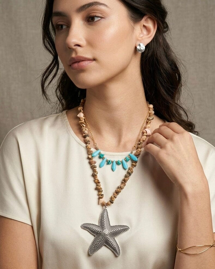 Dúo de collar maxi estrella Accesoriosjeco 