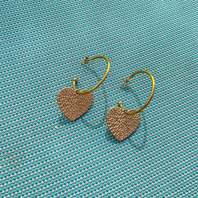 Aretes corazón Accesoriosjeco 