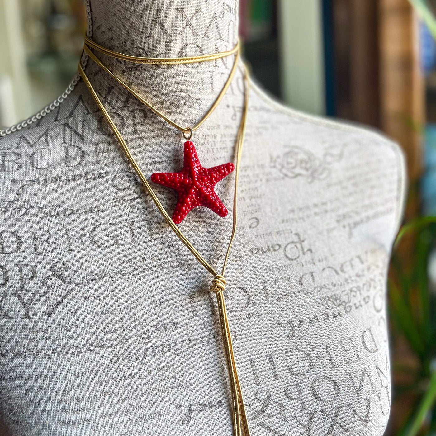 Collar -Pulsera estrella roja Accesoriosjeco 