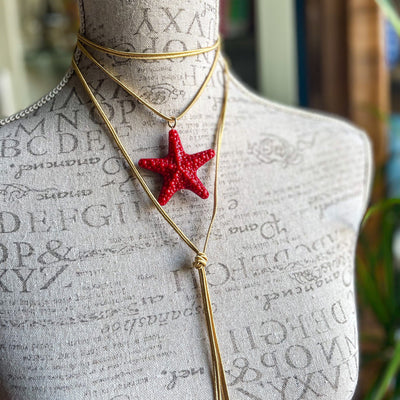 Collar -Pulsera estrella roja Accesoriosjeco 