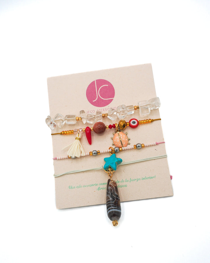 Set de pulsera cuarzos Accesoriosjeco 