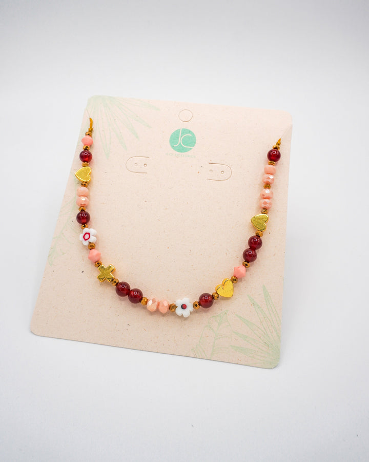 Tobillera florecita de amor Accesoriosjeco 
