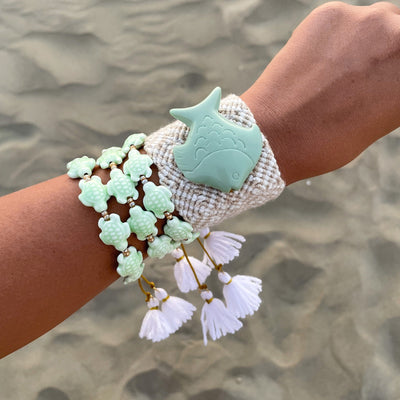 Pulsera pez verde Accesoriosjeco 