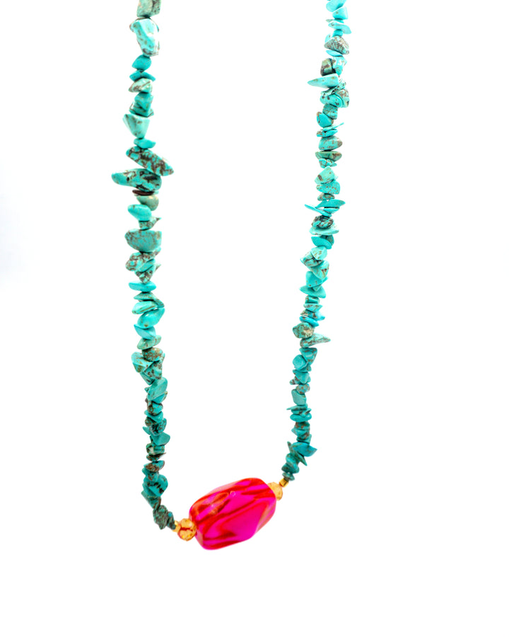 Collar turquesa Accesoriosjeco 